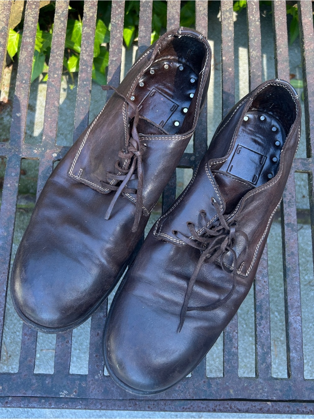 Casey Casey x Guidi Brown Leather Derby’s